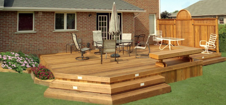 Cedar Composite Decking in Palos Verdes Estates, CA