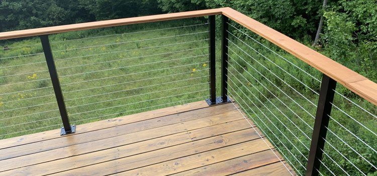 Installing Deck Cable Railing in Palos Verdes Estates, CA