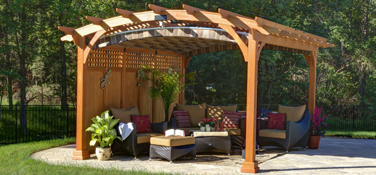 Modern Wood Pergola Installation in Palos Verdes Estates, CA