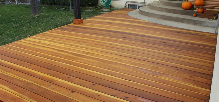 Smooth Redwood Decking in Palos Verdes Estates, CA